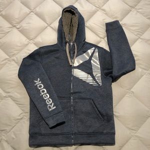 Reebok Navy Hoodie Sweatshirt